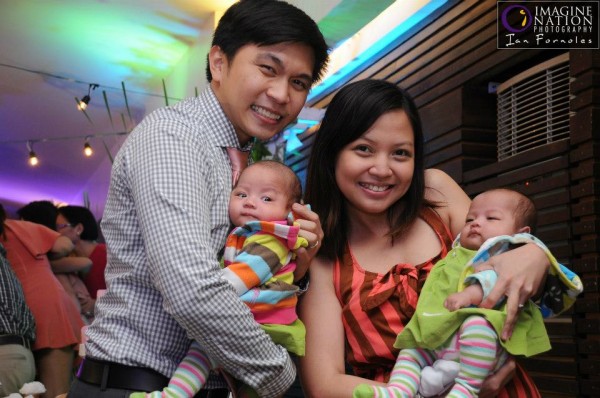 The twins' first wedding apperance <3