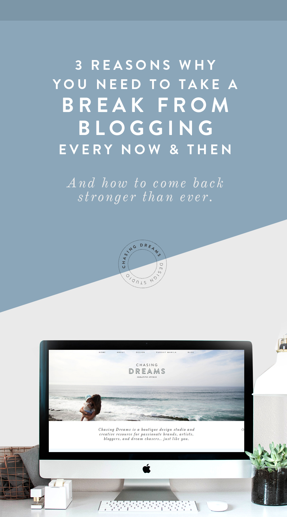 Blogging burnout is real, and when it happens, learn how to take a break. Here are 3 reasons why you need to take a blogging break, and how to come back stronger than ever.